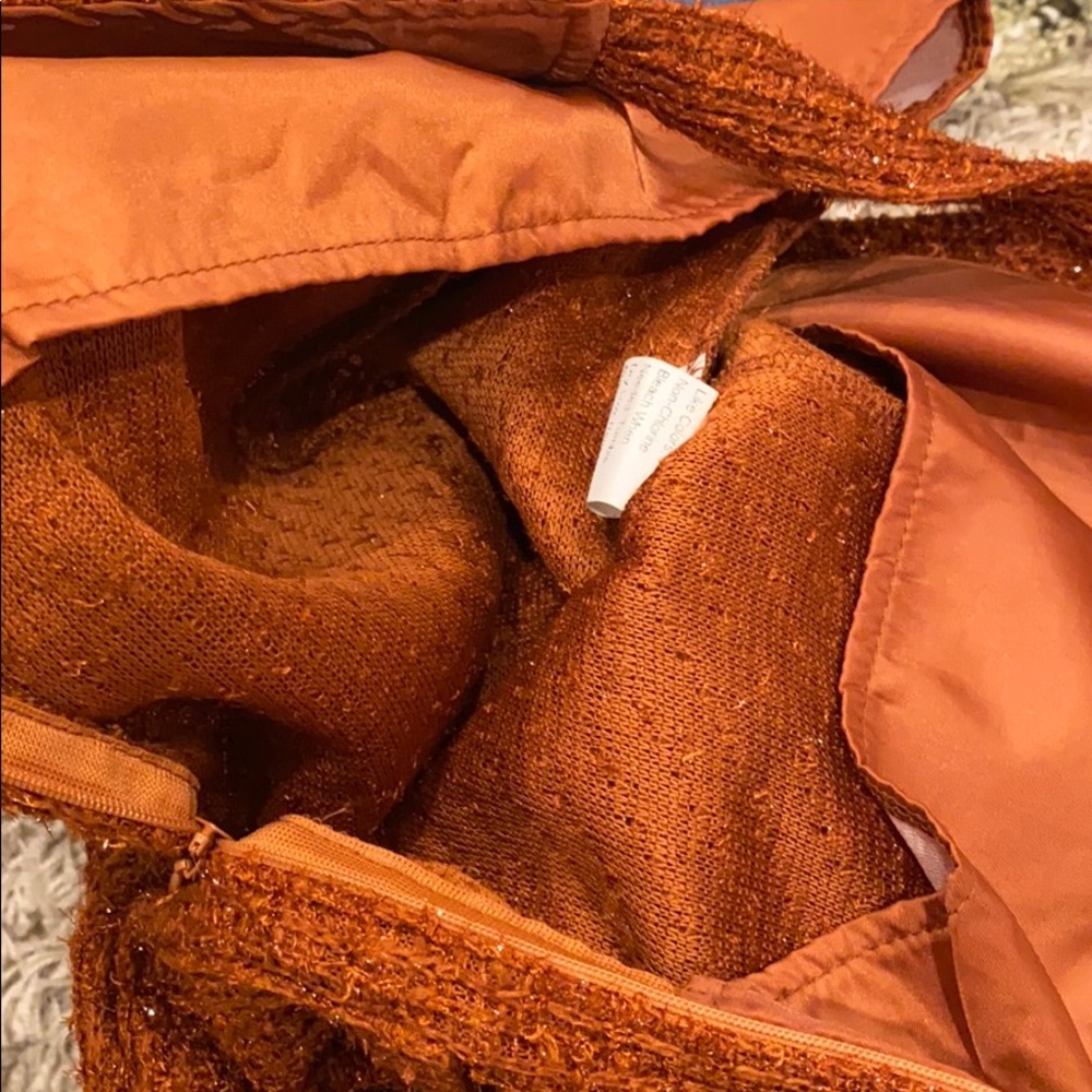 • Rust Orange Jumpsuit with Pockets • - Picture 8 of 8
